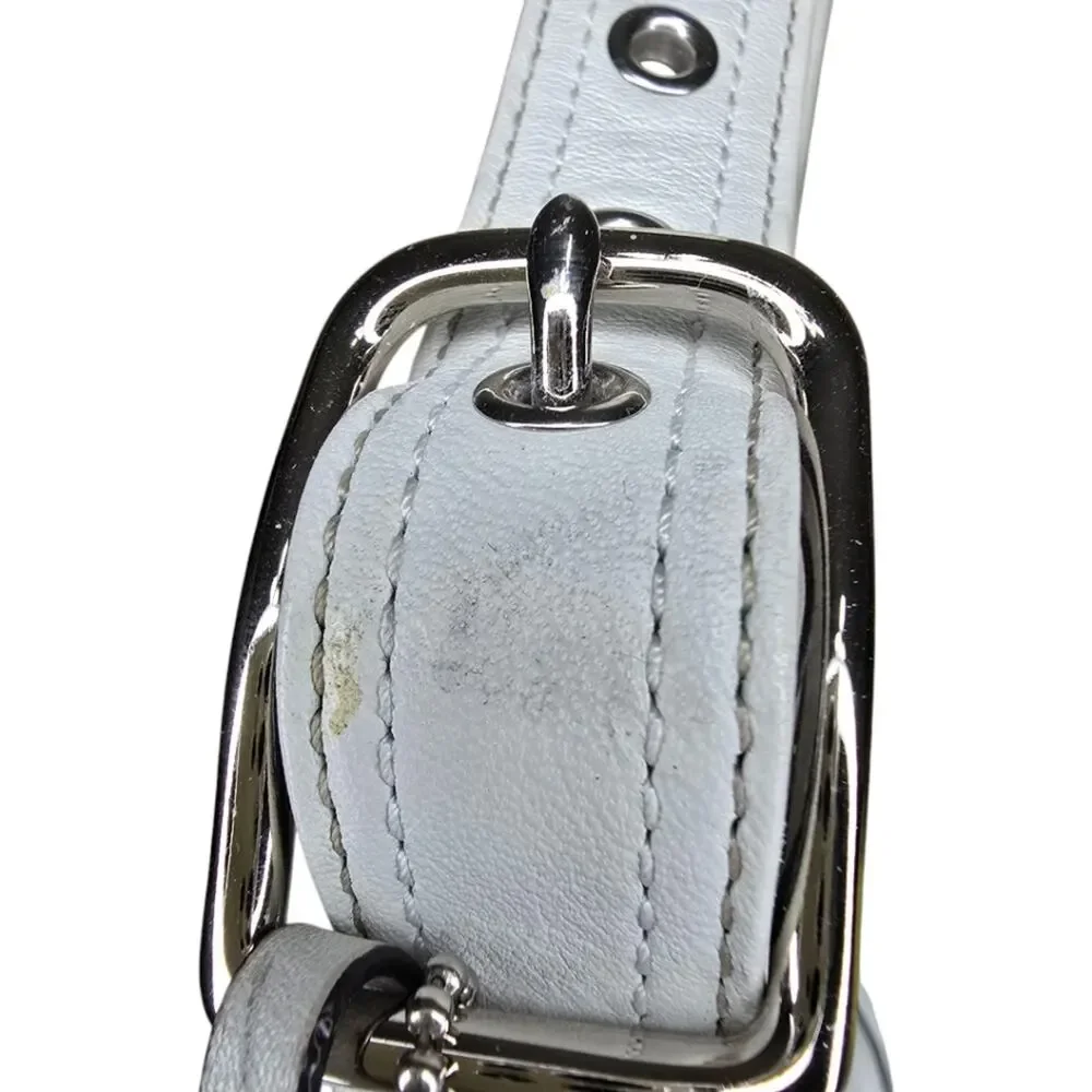 Coach Hamilton Tassel Leather‎ Hobo White F10280
